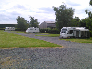 Idyllic caravan site